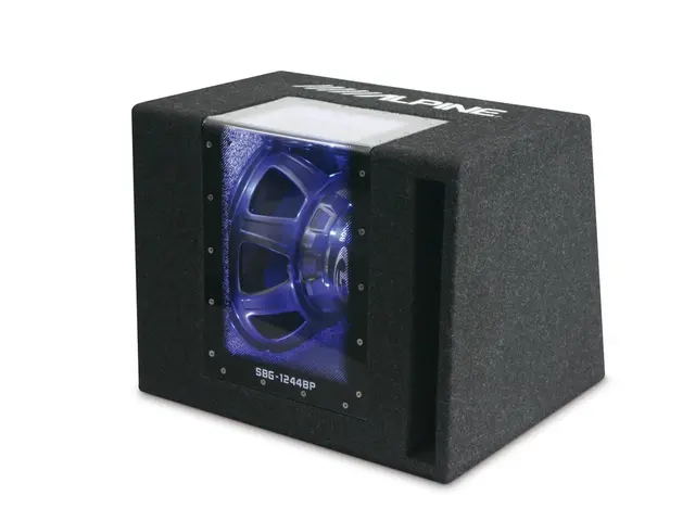 Alpine SBG-1244BP basskasse 800W 12" 250W RMS, TypeG, Plexi 