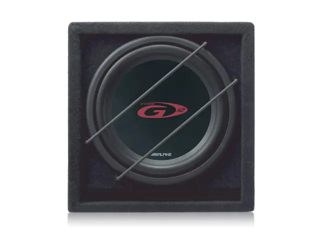 Alpine SBG-1244BR basskasse 12" 4ohm 250W Rms, TypeG, Plexi 