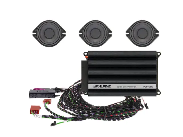 Alpine SPC-200AU - lyd oppgradering m/310W forsterker, til Audi A4, A5 og Q5 