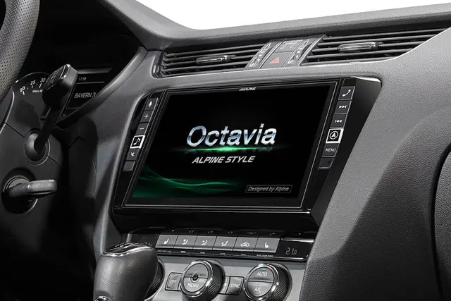 Alpine i902D-OC3 - Multimediaenhet Skoda Octavia 3 9"skjerm, CarPlay/Android Auto 