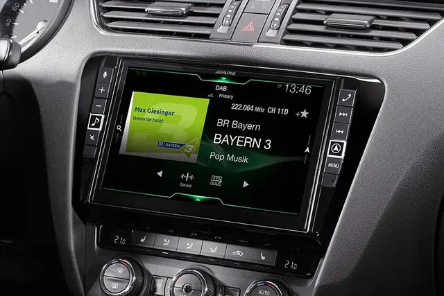 Alpine i902D-OC3 - Multimediaenhet Skoda Octavia 3 9"skjerm, CarPlay/Android Auto 