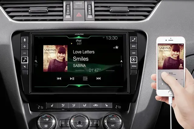 Alpine i902D-OC3 - Multimediaenhet Skoda Octavia 3 9"skjerm, CarPlay/Android Auto 