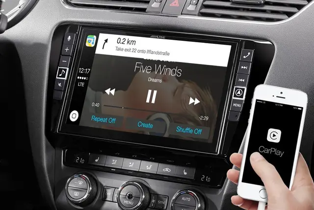 Alpine i902D-OC3 - Multimediaenhet Skoda Octavia 3 9"skjerm, CarPlay/Android Auto 