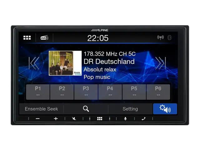 Alpine iLX-W690D DAB+  mediaspiller 7" skjerm DAB CarPlay Android Auto BT 