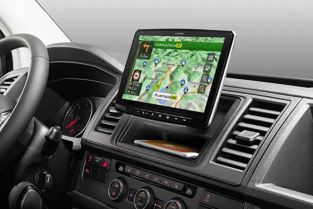 Alpine INE-F904D navigasjon hovedenhet 9-tommer skjerm CarPlay Android Auto 