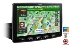 Alpine INE-F904DC TRUCK navigasjon enhet CAMPER 9-tommer  CarPlay Android Auto