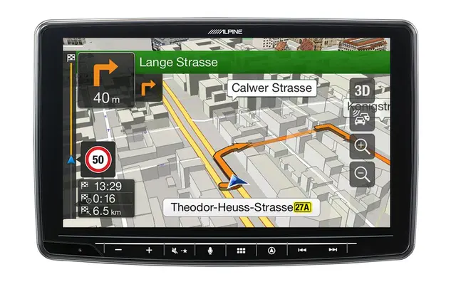 Alpine INE-F904DC TRUCK navigasjon enhet CAMPER 9-tommer  CarPlay Android Auto 