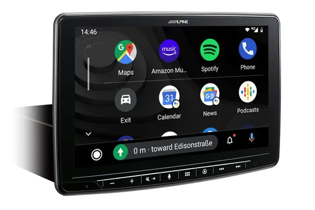 Alpine INE-F904DC TRUCK navigasjon enhet CAMPER 9-tommer  CarPlay Android Auto 