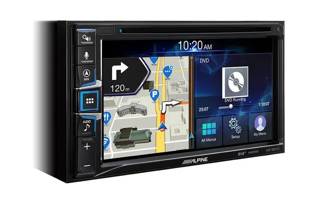 Alpine INE-W611D hovedenhet AVN 4x50W 6,5" skjerm DAB USB AUX 
