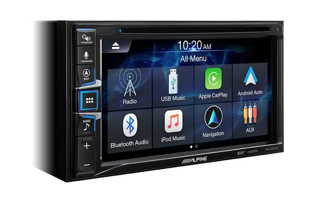 Alpine INE-W611D hovedenhet AVN 4x50W 6,5" skjerm DAB USB AUX 