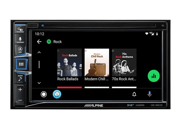 Alpine INE-W611DC Camper hovedenhet AVN 4x50W 6,5" skjerm DAB USB AUX 