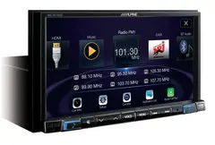 Alpine INE-W720D - Navigasjonsenhet 4x50W, 7" skjerm, Android Auto, USB, BT