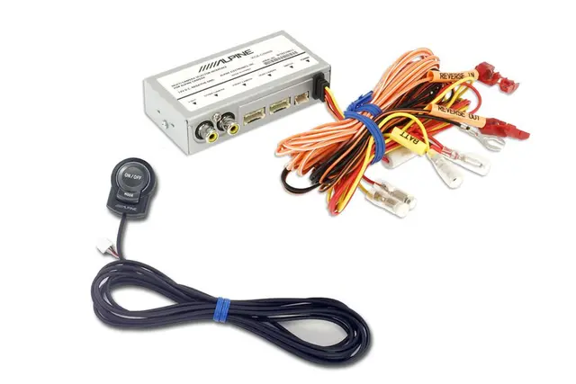 Alpine KCX-C2600B kameravelger for kontroll av 2 Multi View kamera 