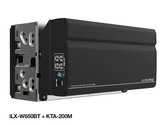 Alpine KTA200M Monoblokk 400W@4Ohm Superkompakt kraftig  monoblokk 
