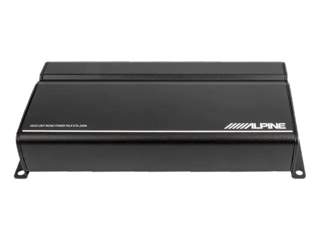 Alpine KTA200M Monoblokk 400W@4Ohm Superkompakt kraftig  monoblokk 