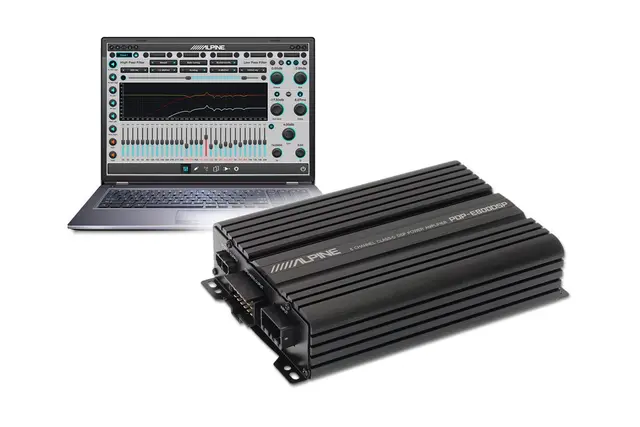 Alpine PDP-E800DSP forsterker 8x100W 6ch inn DSP 