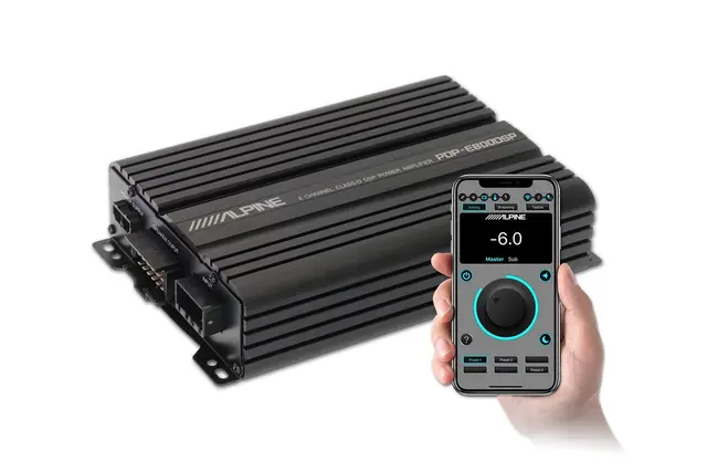 Alpine PDP-E800DSP forsterker 8x100W 6ch inn DSP 