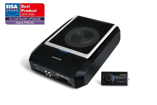 Alpine PWD-X5 system subwoofer 4.1DSP BT 4x50W + 240W m/fjernkontroll 