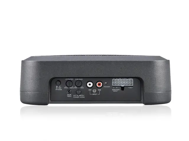 Alpine PWE-S8 - aktiv subwoofer 8" (20cm), 240W, High level inn, LP filt 