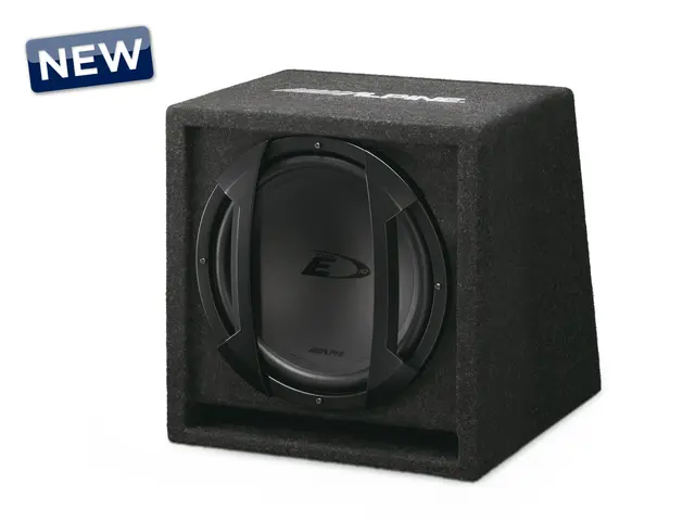 Alpine SBE-1044BR basskasse Type-E 10", 150/500W, 4 ohm, Port m plugg 