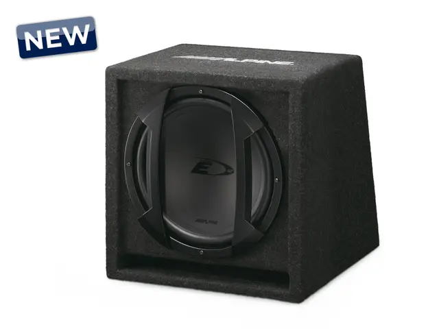 Alpine SBE-1244BR basskasse Type-E 12", 200/650W, 4 ohm, Port m plugg 