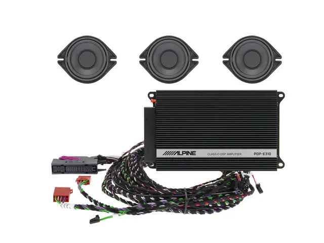 Alpine SPC-200AU - lyd oppgradering m/310W forsterker, til Audi A4, A5 og Q5 