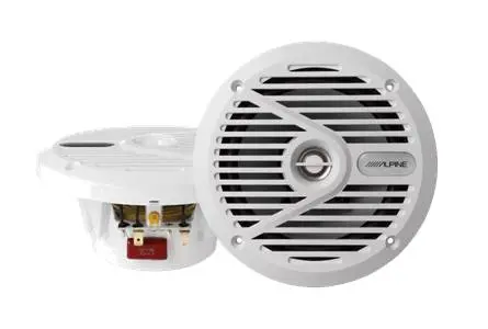 Alpine SPS-M601W - Marine høyttalere 6,5" hvit grill 