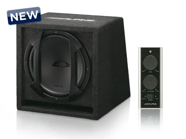Alpine SWE-815 Aktiv Subwoofer 8", 150W, fjernkontroll 
