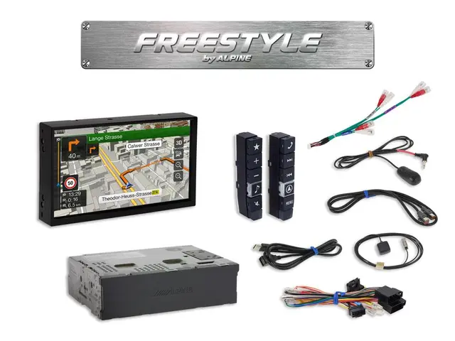 Alpine X701D-F - Freestyle bilradio 7" touch, 4x50W, DAB+, Navi, USB mm 