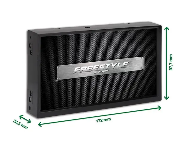 Alpine X701D-F - Freestyle bilradio 7" touch, 4x50W, DAB+, Navi, USB mm 