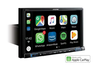 Alpine X803D-U 8" skjerm, Navi DAB+ BT CarPlay, Android Auto, HDMI USB Flac