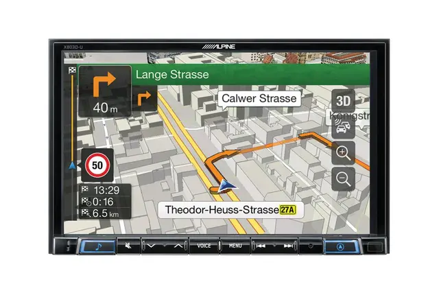 Alpine X803D-U 8" skjerm, Navi DAB+ BT CarPlay, Android Auto, HDMI USB Flac 