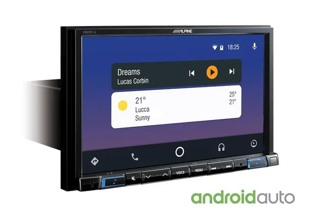 Alpine X803D-U 8" skjerm, Navi DAB+ BT CarPlay, Android Auto, HDMI USB Flac 