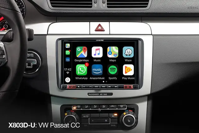 Alpine X803D-U 8" skjerm, Navi DAB+ BT CarPlay, Android Auto, HDMI USB Flac 