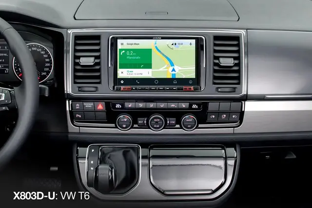 Alpine X803D-U 8" skjerm, Navi DAB+ BT CarPlay, Android Auto, HDMI USB Flac 