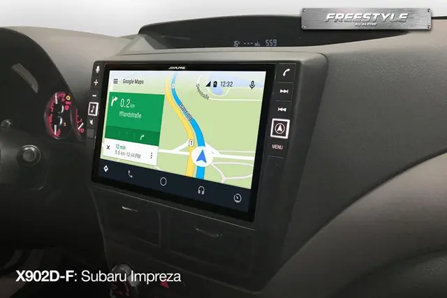 Alpine X902D-F hovedenhet "Freestyle" 9" skjerm DAB+ CarPlay AnroidAuto 