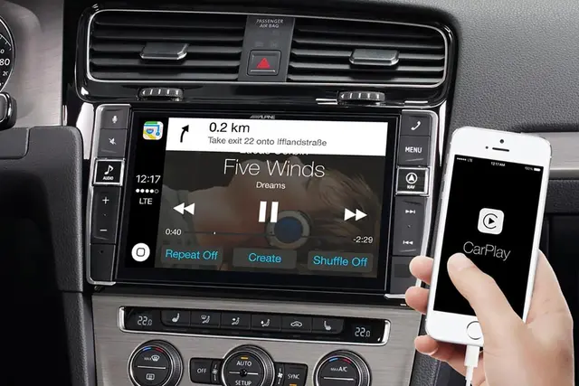 Alpine X902D-G7 - hovedenhet VW Golf 7 Premium Navigasjo og Multimedia 
