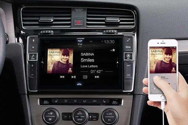 Alpine X902D-G7 - hovedenhet VW Golf 7 Premium Navigasjo og Multimedia 