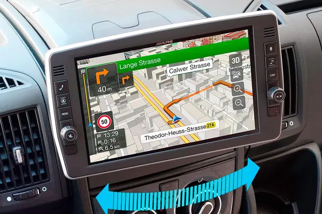 Alpine X903D-DU2 Fiat Ducato radio 9" skjerm m/svivel DAB NAVI USB mm 