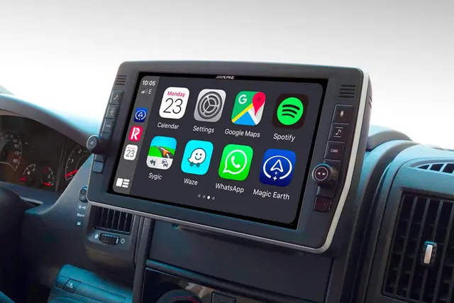 Alpine X903D-DU2 Fiat Ducato radio 9" skjerm m/svivel DAB NAVI USB mm 