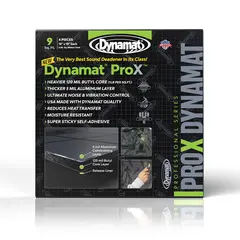 Dynamat ProX - dempematte 0,84m2 Tykkere, mer robust, mer demping 4 ark