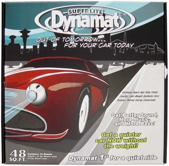 Dynamat SuperLite Bulk Pak 9 ark 457x812mm dempematter 3,3m2 