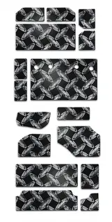 Dynamat Xtreme Tesla M3 Bagasjerom Spesialtilpassede dempematter Tesla M3