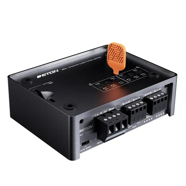 Eton PA4 4 kanals forsterker mikroformat 2x50W + 2x80W 128x100x45mm 