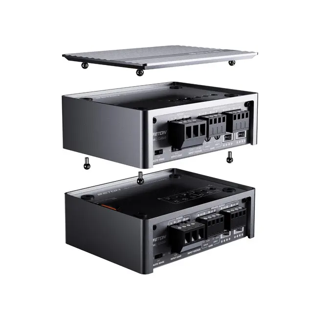 Eton PA4 4 kanals forsterker mikroformat 2x50W + 2x80W 128x100x45mm 