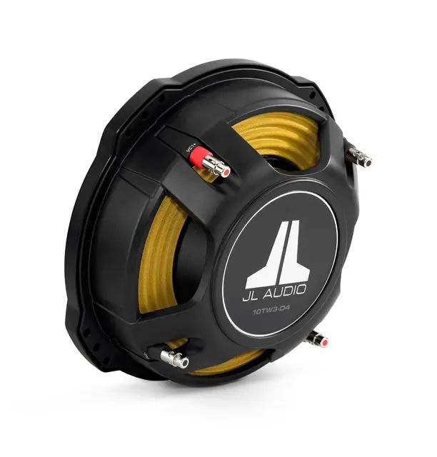 JL Audio 10TW3-D4 subwoofer SLANK 10" 4ohm DVC 400W 