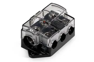 JL Audio XD-PDBU-3X strømfordeler 3-veis 1/0-4ga inn 4-8ga ut