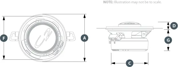 JL Audio C2-350X coax høyttaler 3,5" (9cm) 2-veis, 25/75W 