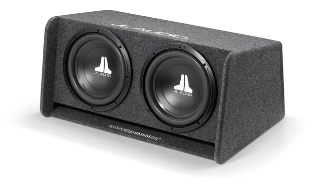 JL Audio CP212-W0V3 basskasse dobbel 12WØv3 i kasse, port, 2ohm 