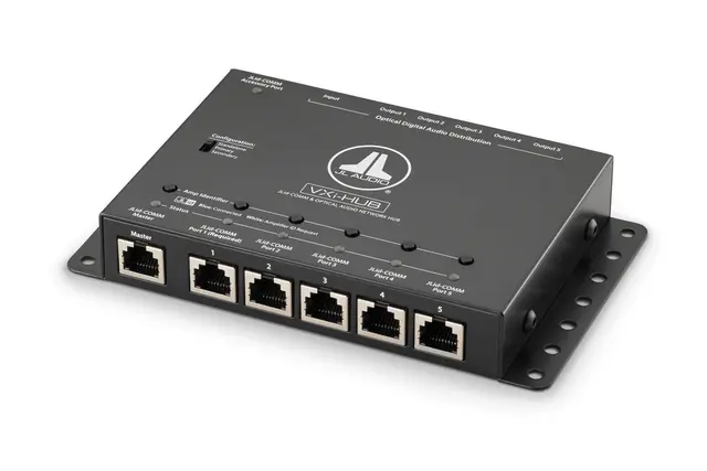 JL Audio VXi-HUB - nettverks hub for VXi COMM + Optisk 